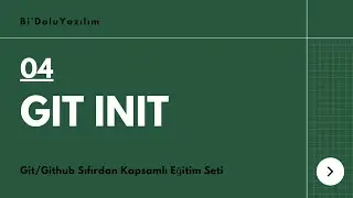 Git Lessons -04- Git Init
