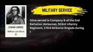 Milton Lee Olive III: A Hero's Legacy