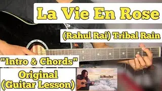 La Vie En Rose - Rahul Rai | Guitar Lesson | Intro Melody & Chords | (Tribal Rain)