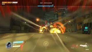 chmuroN Overwatch: Fara woman rocket