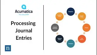 Acumatica Cloud ERP - Processing Journal Entries