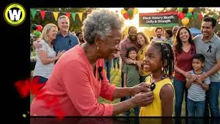 Black History Month Wear Black Ribbon