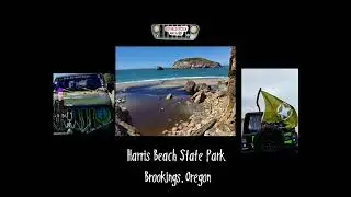 Harris Beach State Park Brookings Oregon | hwy101  to Cali travel vlog viewpoint stop