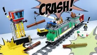 LEGO City 2018 Cargo Train Powered Up and Ride Track Layout