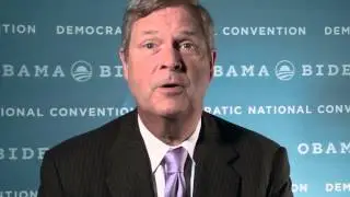 Backstage with Sec. Tom Vilsack at the 2012 Democratic National Convention