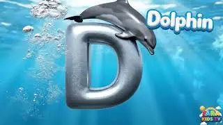 D for Dolphin 🐬|Learn the Alphabet with Animals|ABC Phonics Song for Kids | FARA KIDS TV #ABCPhonics