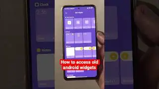 How to access old android widgets #shorts #miui14 #android