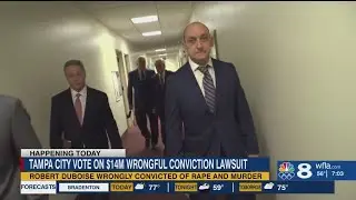 Tampa council votes on $14 million settlement in wrongful conviction lawsuit