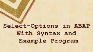 Select Statement with Select-Options and Where Condition
