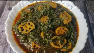 Kashmiri Nadru spinach and chicken kofta recipe#