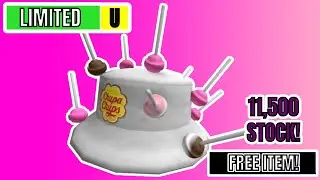 (FREE) HOW TO GET THE CHUPA CHUPS WHITE LOLLIPOP BUCKET HAT IN CHUPA CHUPS SKATE & CREATE - ROBLOX