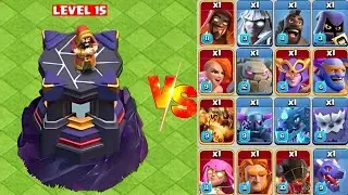 Max Wizard Tower VS Every Troops,Pets and Heroes - Clash of Clans