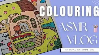Colour with me ASMR | Relaxing coloring video | satisfying #viral #asmrsounds 