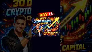 Day 15 of 30 Days Crypto 📊Trading 🎯Challenge Using 20K Capital | #tradingchallenge #cryptotrading