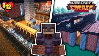 ✅Construí una FABRICA DE LADRILLOS AUTOMATICA en minecraft CREATE MOD!