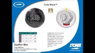 Storm Code Black Bowling Ball Motion Video
