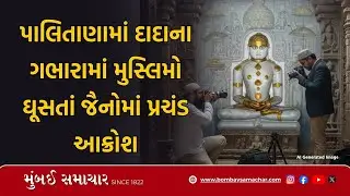 આદિનાથ દાદાના ગર્ભગૃહમાં મર્યાદાનો ભંગ | Palitana Giriraj | Mumbai Samachar