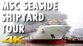 MSC Seaside and MSC Seaview Preview ~ Shipyard Tour and Coin Ceremony ~ MSC Cruises [4K Ultra HD]