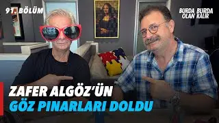 Sonunda stüdyosuna kavuşan Zafer Algöz’ün göz pınarları doldu. | 91.Bölüm
