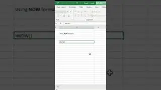 Now formula gives today's date & time #excel #youtubeshorts #exceltutorial #msexcel #shorts