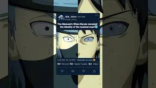 moments when Naruto revealed the identity of the masked man! 🙀😅#anime #naruto #animemoments #obito