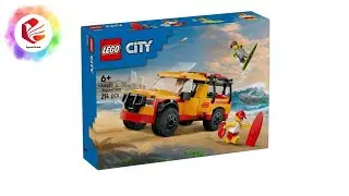 Lego City 60453 Lifeguard Truck - Speed Build