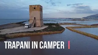 Sclero con il navigatore, viaggio in camper Saline di Trapani. Tour Sicilia Ep28
