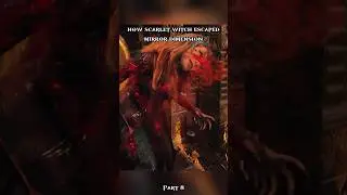 Scarlet Witch escaping Doctor Strange&rsquo;s Mirror Dimension 4K HD #doctorstrange #wanda #marvel #shorts