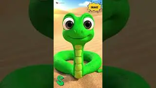 Лепёные фигурки животных от O до Z для детей 🐘🦓 | Изучение алфавита с милыми глиняными животными ...