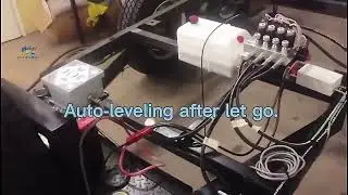 Long-distance Travel Carrier RV Automatic Leveling Hydraulic Cylinder#automobile #hydraulic