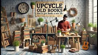 5 Creative Ways to Upcycle Old Books!