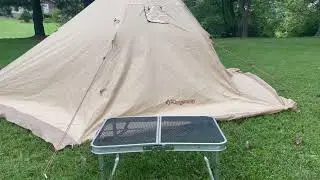 Review of ATEPA Small Camping Table Portable Grill Table Folding Beach Table
