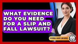 What Evidence Do You Need For A Slip And Fall Lawsuit? - Personal Injury Law Gurus