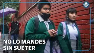 &iexcl;Prepara la chamarra! Ser&aacute; un helado regreso a clases en la CDMX
