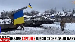 Ukrainian Army captures hundreds of Russian vehicles and tanks.