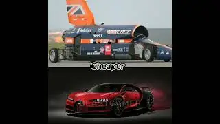 Rocket Car vs Bugatti Chiron || On my own #shorts#fyp#viral