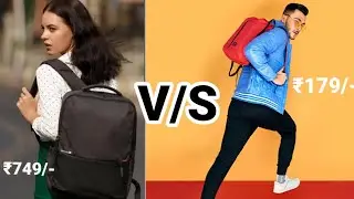 Mi Business Casual Backpack Black V/S Mi Step Out Backpack Red Only #tcmixer