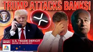 Trump Unleashes on Banks!🔥CNBC Call Crashes Market📉