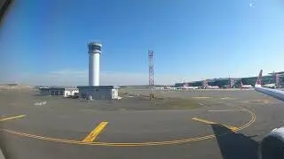 Airbus A-321-200 Turkish Airines Take Off Istanbul + Boeing 727