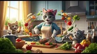 These Cooking Cats Are an Absolute Disaster and It's Hilarious