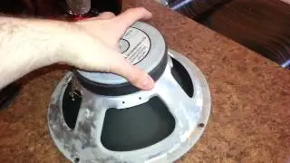 Fixing Celestion speaker rubbing coil (PART 1)
