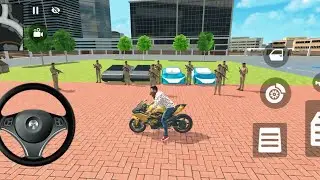 Franklin order by 2️⃣ Tesla Car 2️⃣ Blue Car 1️⃣ Bike 8️⃣ Police man #azamgaming0023 