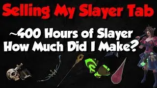 Loot from 400 Hours of Slayer [Runescape 3] Selling my Slayer Tab!