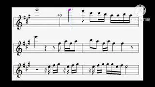 Blanca Palidez Jimmy Castor Sax Alto Sheet - Acompa&ntilde;amiento 