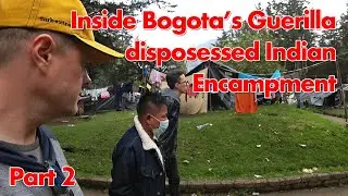 Inside the camp of 1500 Indigenous Indians displaced by Cocaine Trafficking Guerrillas - Part 2