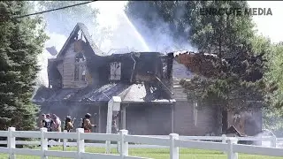 Salem Township home destroyed in fire after homeowner used propane torch on weeds