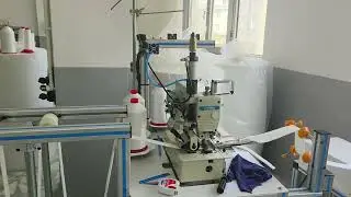 Auto Snap Ring Groove Strips Making Machine #filterbag #snapring #groovestrip #sewingmachine
