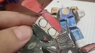 Haciendo una cabeza de el sonic Papercraft