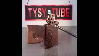 Refurbished a giant corroded lighter from 1945