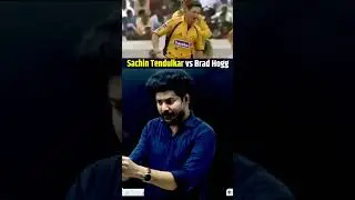 Sachin Tendulkar vs Brad Hogg #cricket #ajitsir #bradhogg #viratkohli #sachin #sachintendulkar